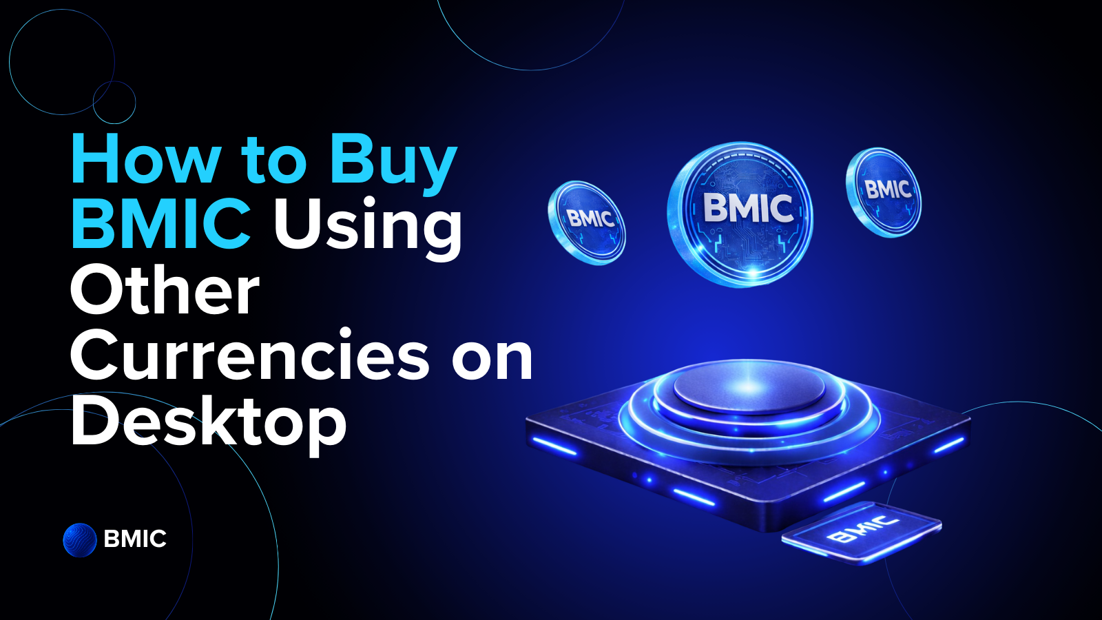How to Buy $BMIC Using Other Currencies on Desktop
