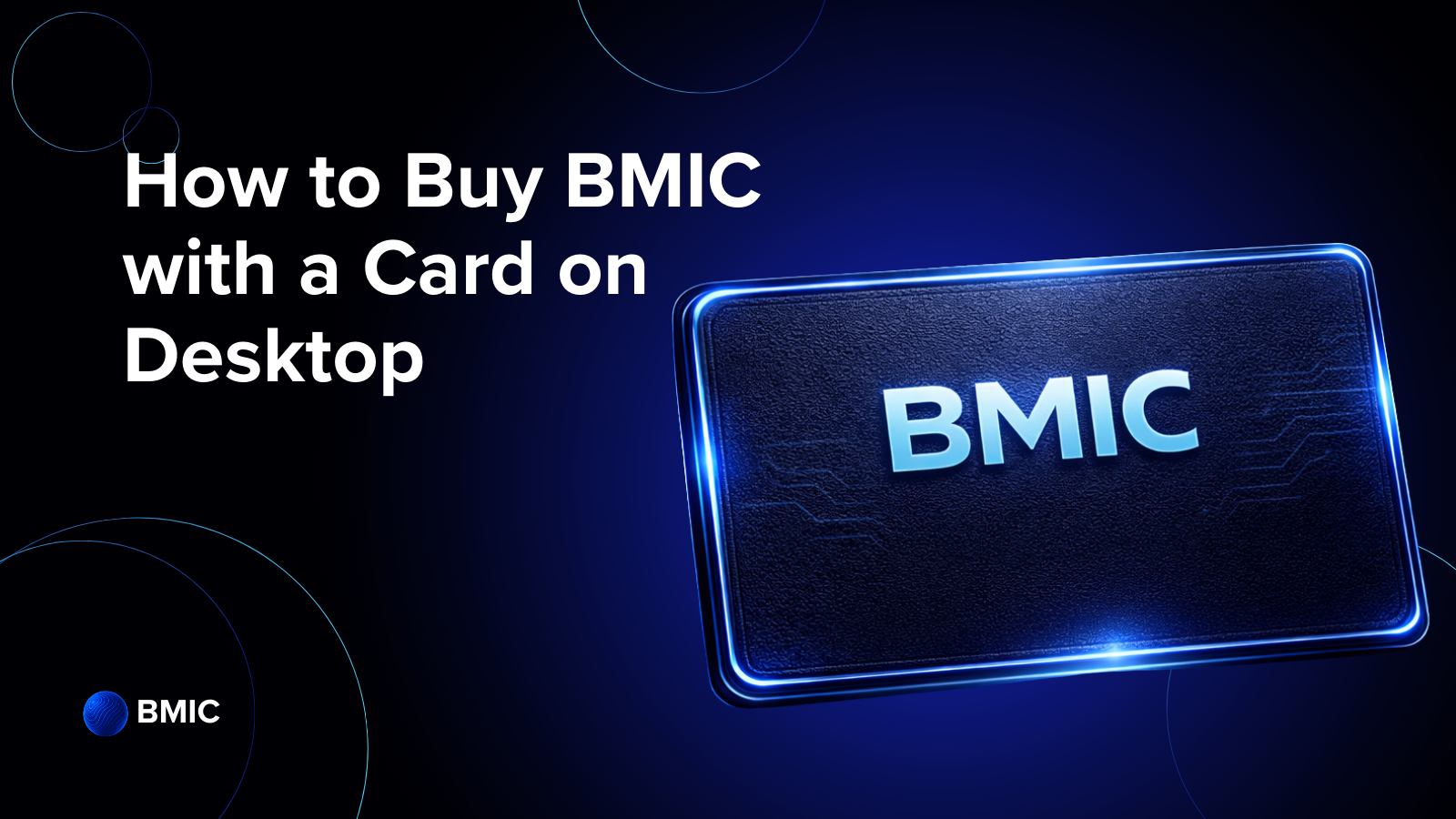How to Buy BMIC with a Card on Desktop